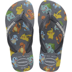 Havaianas Boys Kids Top Pokemon Summer Beach Sandals Flip Flops - 10/11K UK, Graphite