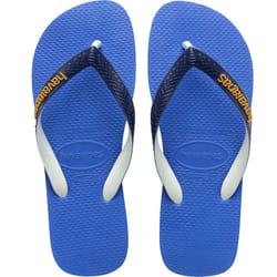 Havaianas Womens Top Mix Summer Beach Pool Sandals Thongs Flip Flops - 6/7 UK, Blue Grey/Blue