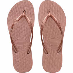 Havaianas Slim Platform Womens Flip Flops - 6/7 UK, Rose