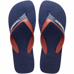 Havaianas Mens Casual 2.0 Summer Beach Pool Sandals Thongs Flip Flops - 8 UK, Navy Blue