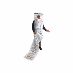 Rasta Imposta GC9225 Exsively Long Pharmacy Receipt Adult Costume, One Size