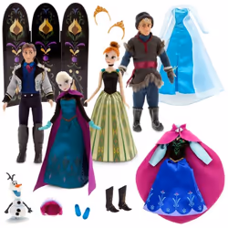 Disney Frozen Deluxe 12 Doll Gift Set Elsa Anna Hans Kristoff