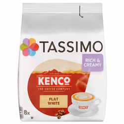 Tassimo Kenco Flat White Coffee Pods Pack of 5 Total 80 pods 40 servings