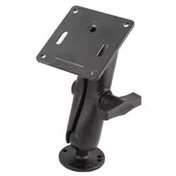 RAM Mounts Double Ball Mount with 75x75mm VESA Plate, 1.8 kg, Aluminium, Black