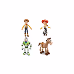 Toy Story - 4 Piece Medium Plush Doll Combo Set with Woody 18"