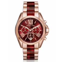 Michael Kors Bradshaw Chronograph Dial Dual Tone Women's Watch MK6270