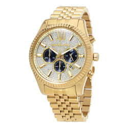 Michael Kors Lexington Men's Crystal Pave Chronograph Watch