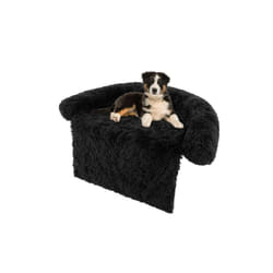 Plush Calming Dog Couch Bed Dog Sofa Bed Anti-Slip Bottom With Washable Cover