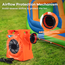2HP/2300W Commercial Air Blower Inflatable Bounce House Air Pump Fan
