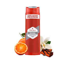 6 x 250ml Old Spice Shower Gel Original 3 in 1 Body Hair Face Wash