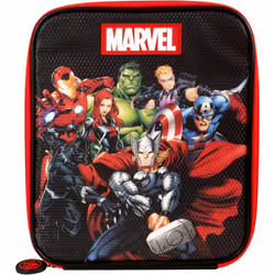 Marvel Avengers Tech Insulated Kids Lunch Shoulder Strap, Official Merchandise by Polar Gear  600D Polyester Cooler