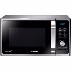 Samsung MS23F301TAS Solo Microwave with Healthy Cooking, 800W, 23 Litre, Silver