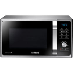 Samsung MS23F301TAS Solo Microwave with Healthy Cooking, 800W, 23 Litre, Silver