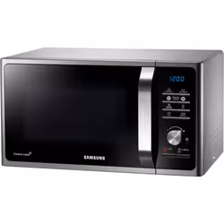 Samsung MS23F301TAS Solo Microwave with Healthy Cooking, 800W, 23 Litre, Silver