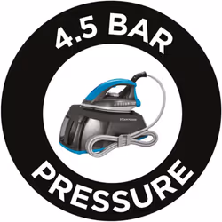 Russell Hobbs Steam Generator Iron, 1.3L Removable Water Tank, Stainless Steel Non Stick Soleplate, 110g Shot of Steam, 90g Steam Output