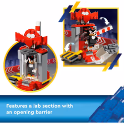 LEGO Sonic the Hedgehog Shadow the Hedgehog Escape, Motorbike Toy for Kids, Boys & Girls aged 8 Plus with Buildable Lab