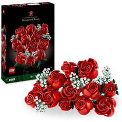 LEGO Icons Bouquet of Roses, Artificial Flowers Set for Adults, Botanical Collection, Home or Office DÃ©cor Accessories, Gifts for Women, Men