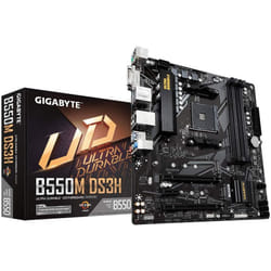 Gigabyte B550M DS3H Motherboard - Supports AMD Ryzen 5000 Series AM4 CPUs, 5+3 Phases Pure Digital VRM