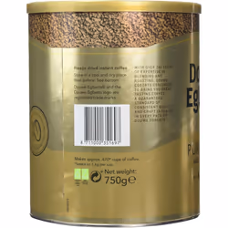 Douwe Egberts Pure Gold Instant Coffee - 1 x 750g Tin