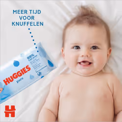 Huggies Pure Baby Wipes 18 Packs (1008 Wipes Total) 99 Percent Pure Water Wipes Fragrance Free for Gentle Cleaning and Protection Natural Wet Wipes