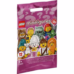 LEGO 71037 Minifigures Series 24, Limited Edition Mystery Minifigure Blind Bag, 2023 Set, Collectible Characters with Toy Acc ...