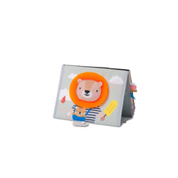 Taf Toys Savannah Tummy-time Newborn Baby Book. Double-sided Sensory Pages Includes Baby Safe Mirror, High Contrast Pictures, Crinkle Textures & Baby