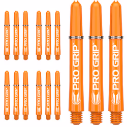 Target Darts 5 x Sets of Orange Pro Grip Shaft Intermediate - 15 in Total