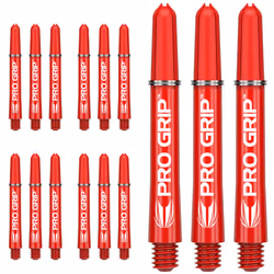 Target Darts 5 x Sets of Red Pro Grip Shaft Short - 15 in Total?