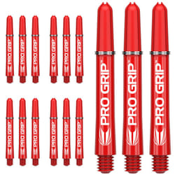 Target Darts 5 x Sets of Red Pro Grip Shaft Short - 15 in Total?