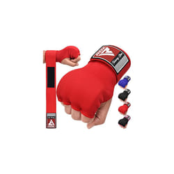 RDX Gel Boxing Hand Wraps Inner Gloves, Quick 75cm Long Wrist Straps, Elasticated, Padded Fist Hand Protection, Muay Thai MMA Martial Arts Punching