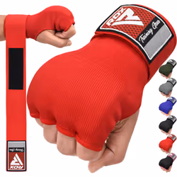 RDX Gel Boxing Hand Wraps Inner Gloves, Quick 75cm Long Wrist Straps, Elasticated, Padded Fist Hand Protection, Muay Thai MMA ...