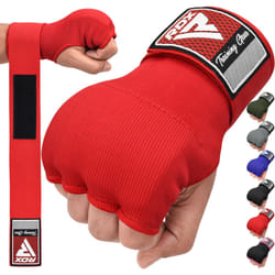 RDX Gel Boxing Hand Wraps Inner Gloves, Quick 75cm Long Wrist Straps, Elasticated, Padded Fist Hand Protection, Muay Thai MMA Martial Arts Punching