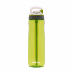 Contigo Ashland Autoseal Water Bottle with Flip-Straw | Large 720ml BPA Free Drinking Bottle | Sports Flask | Leakproof Drink Bottle | Ideal for