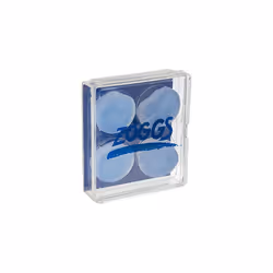 Zoggs Silicone Reusable Ear Plugs for Swimming And Watersports, Clear, Pack of 4