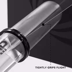 Target Darts 5 x Sets of Clear Pro Grip Shaft Medium - 15 in Total?