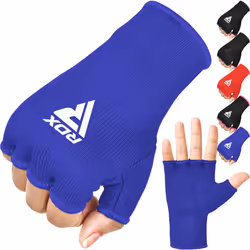 RDX Boxing Hand Wraps Inner Gloves for Punching - Half Finger Elasticated Bandages under Mitts Fist Protection - Great for MM ...