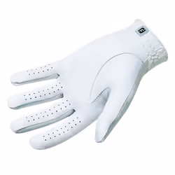 Footjoy CabrettaSof Golf Glove, White, M-L