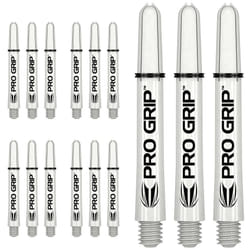 Target Darts 5 x Sets of White Pro Grip Shaft Intermediate - 15 in Total?
