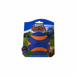 ChuckIt! Ultra Squeaker Ball Dog Toy, Durable High Bounce Floating Rubber Squeaky Dog Ball, Launcher Compatible Toy For Dogs, ...