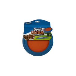 Chuckit! Ultra Flight Frisbee Rubber Dog Toy Extended Distance & Flight Time For Interactive Fetch Play