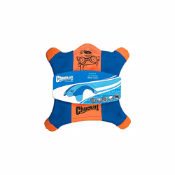 Chuckit! Flying Squirrel Dog Toy Floating Disc Frisbee Lightweight Interactive Tossing Fetch Toy For Dogs, Medium