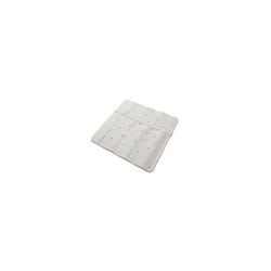 Croydex AG183622 Hygiene 'N' Clean Anti-Bacterial Slip-Resistant Natural Rubber Suction Shower Mat, 53 x 53 cm, White