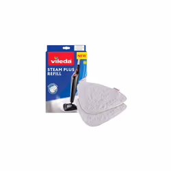 Vileda Steam Mop Refill Pads, Pack of 2, White