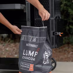 Masterbuilt MB20091621 Natural Reusable Lump Charcoal for BBQ, Smoking, Grilling. 16lbs , Black