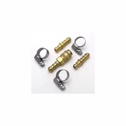 Quick Release Gas Fitting for propane/butane Hose with extra nozzle and clips(14