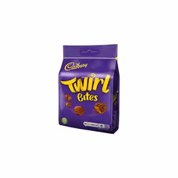 Cadbury Twirl Bites Bags Multipack, OFFICIAL, Bag of Chocolate Bites with Flaky Centre in a Solid Milk Chocolate Coating, 10 x 95 g