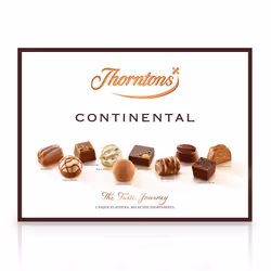 Thorntons Continental Collection, Chocolate Hamper Gift Box, Inspired by European Flavours, Assorted Milk, White and Dark Cho ...