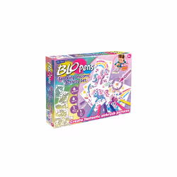 John Adams | BLOPENS? Sparkling Unicorn Activity Set: Create fantastic airbrush pictures | Arts & crafts | Ages 4+