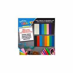 3pk Modelling Clay | 16 Assorted Colours Clay | Safe and Non Toxic Moulding Clay | Modeling Clay for Kids | Non Hardening Block Clay | Soft Clay for