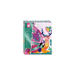 Janod J07960 Fairies Foam Mosaics Box Les Ateliers du Calme Creative Leisure Kit for Children Fine Motor Skills and Concentration Learning from 5